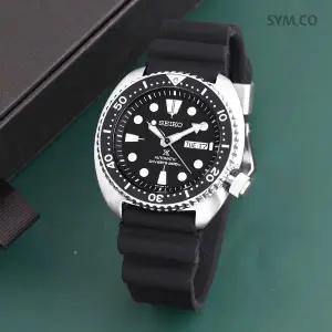 [세이코] SRPE93K1 오토매틱 데이데이트 다이버 터틀 캡틴 윌라드 남자 우레탄 시계 d4