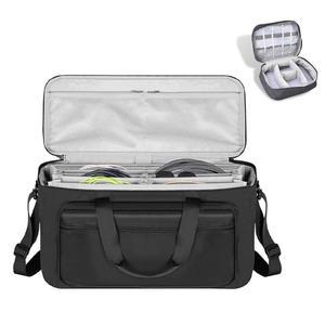 [미국배송] 음악 장비 케이블 노트북 기어 U2013 DJ 장비 가방 - 여행용 어깨끈과 트롤리 스트랩이 포함된 VENMARK GIG BAG 액세서리 정리함 여행 케이스 포함