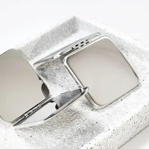 [골드스마일]사각 거울 미니손거울 작은 양면 휴대용