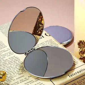 [골드스마일]미니손거울 휴대용 작은 양면 거울 원형