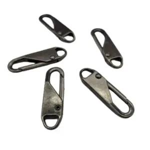 지퍼고리 가방 옷 셀프수선 지퍼 손잡이 그레이