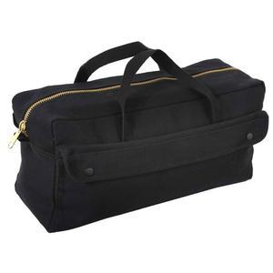 [미국배송] 황동 지퍼가 달린 로스코 캔버스 점보 툴백 블랙