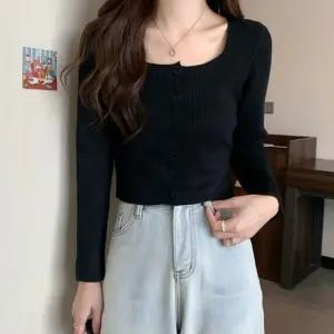 데일리 여자 루즈핏 간절기 인기 크롭 긴팔 가디건