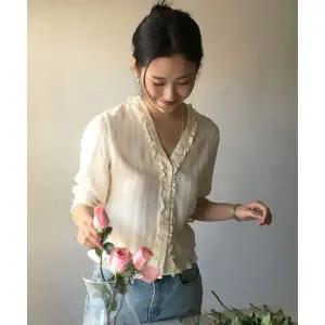 CHERI AUBE 부케 블라우스-아이보리 2077314