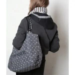 OWNSER 테디 소프트 도트 숄더 백 (Gray) 2077221