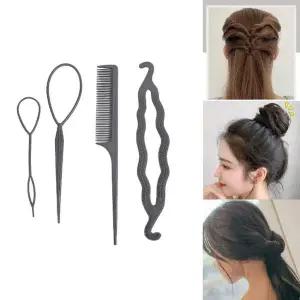 미용실 꽈배기 묶는 도구 헤어 스타일링 도구 4p세트