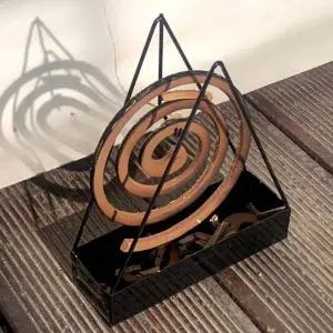 거치대 삼각형 블랙 거치대 모기향 모기향 케이스 야외모기향