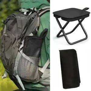라이티나츠 휴대용 접이식 의자 경량 하이킹 및 낚시용 소형 캠핑 최대 250LBS 보관 가능