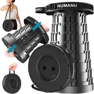 NUMANU 2026 업그레이드된 접이식 의자 최대 620파운드 2.5-18인치 조절식 휴대용 텔레스코픽 시트 캠핑