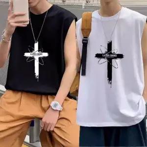 남성 기본 베이직 데일리룩 운동복 반민소매 티셔츠