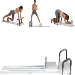 페어곰 필라테스 리포머 복근 운동 및 다리 위한 다기능 장비 스키 머신 홈 헬스장 전신 보드