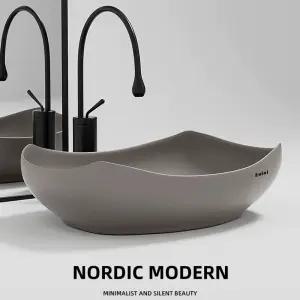 돌세면대 건식 엔틱 복고풍 공원 세면기 수조 욕실