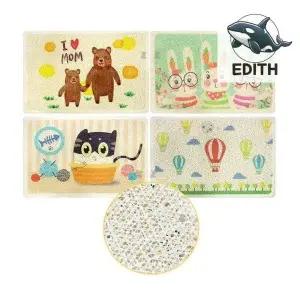 [콩심팥심]귀여운 미끄럼방지 발매트 주방 욕실 소형