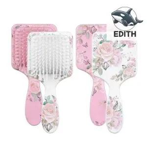 사각 장미 브러쉬 소형 스타일링 헤어브러시