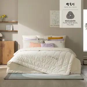 [OneTV][K]호주산 양모100 피그먼트 순면 이불2+순면 베개커버2