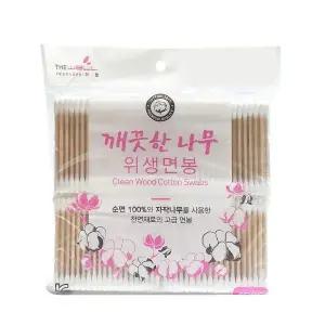 깨끗한나무 위생면봉 400개입 일회용 순면 귀이개