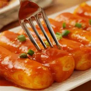 오네모데 로제 매콤한맛 쌀떡 가래떡떡볶이 로제떡볶이