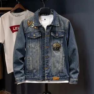 남성용 청 시즌용 청자켓 하이퀄리티 자켓 봄가을 댄디한멋짐 OOTD1