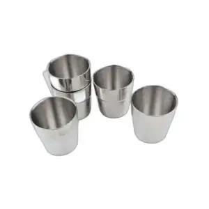 스텐컵 음료 컵추천 컵디자인 카네이션 엽차컵 세트 엽차컵