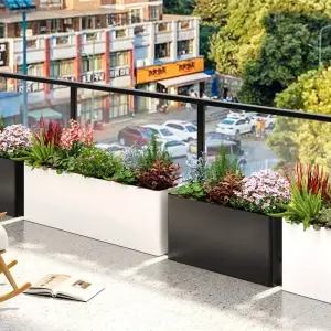 화분 파티션 스텐 꽃가게 야외 조경 가림막 테라스