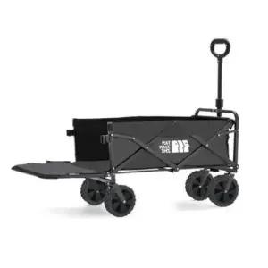 웨건카트 뒷문 확장 캠핑웨건 블랙 L 접이식 카트 캐리어 1P