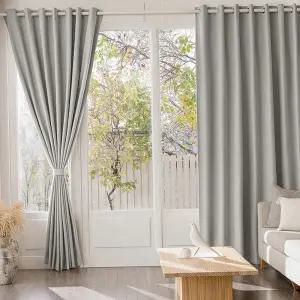 암막커튼 프리미엄 쉐도우 아일렛형 암막커튼/거실 커텐 차광 가리개 블라인드