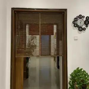 모시가리개 메쉬 가림막 시야차단 롤스크린 도어 파티션 주방 현관 가벽