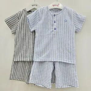 [아가방]티치데이체크반소상하(블랙,블루)01R353003_GN