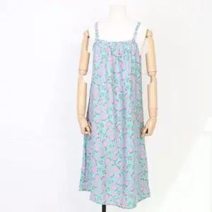 원피스파자마 국산여성인견원피스파자마 딸기끈홈웨어