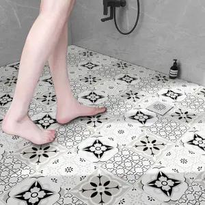 욕실 바닥 시트 인테리어 미끄럼 시트지 PVC 방수 장판