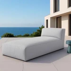 브리우디 야외 빈백 라운지 의자 70인치 길이 파티오 가구 체이스 데이베드 소파 풀 스펀지 채우기 편안한