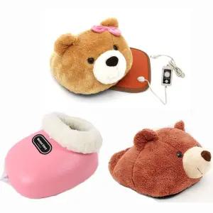 발난로 초코곰돌이 리본곰돌이 건식족욕기 발찜질기