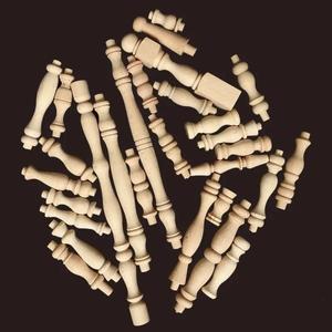 나무 스핀들 동굴 다리 기둥 아플리케 작은 조롱박 와인 울타리 홈 장식 악세서리 캐비닛 지지대