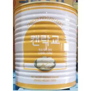 이엔 락교SS 3KG 알마늘 통조림 락교짱아찌 식당용 업소용