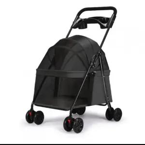 중형견 개유모차 시트분리 원터치 폴딩 저상형 웨건 4컬러