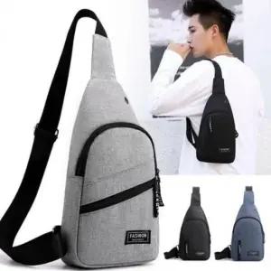 남녀공용 힙색 가방 크로스백 이어폰 바디백 타공 슬링백 홀