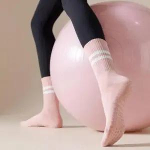 논슬립 양말 양말 여 양말 요가 등산 단색 장목 필라테스 삭스 데일리 토시 패션잡화 레깅스 무압박 스타킹
