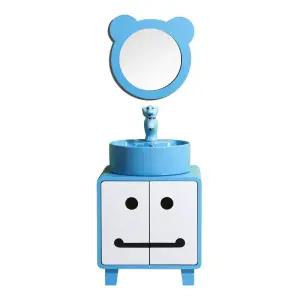 어린이집 세면대 하부장 화장실 유치원 높낮이조절 키작은 키큰 워터프루프 욕실 세면기