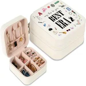 주얼리 박스 테일러 팬을 위한 작은 케이스 기프트 상품 팔찌 목걸이 반지 귀걸이 정리함 홀더 보관함을