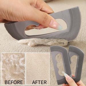 반려동물 털 제거 브러쉬 부드러운 고무 스크래퍼 강아지 고양이 데일리 펫 케어 도구 재사용 가능 방수 보