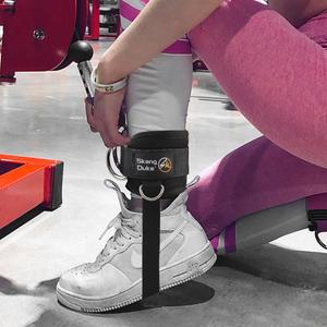 페달 발목 버클 텐셔너 다리 강도 훈련 갠트리 조정 가능한 보호대