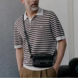 [노티그] 립스탑 트래블 파우치 크로스백 브라운_OMG1ACBA354W1