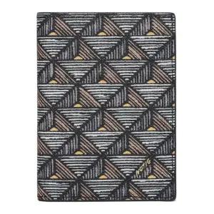 [노티그] 피라미드패턴 카드지갑 세로형 블랙_OKF1ACP5104K1