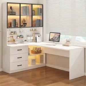 책상 코너 모서리 테이블 코너수납 공간활용 책장 데스크 기역자 기억자 코