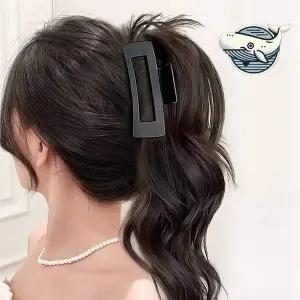 물결 포니테일 집게 가발 스타일링 헤어핀 세트