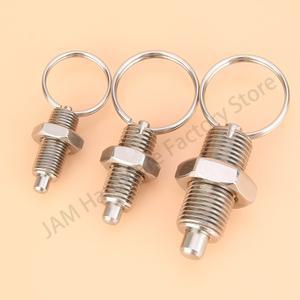 고정밀 MJ236 스테인레스 스틸/탄소강 개폐식 플런저 너트가 있는 링 위치 핀을 당겨