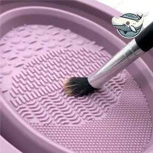 [콩심팥심]퍼플 메이크업 브러쉬 세척 패드 세척용품 전용