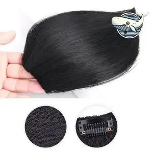 [콩심팥심]자연스러운 앞머리 인모 가발 볼륨 보충 헤어