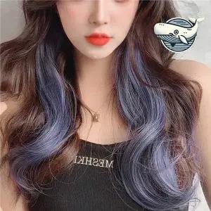 [콩심팥심]투톤 웨이브 헤어피스 자연스러운 붙임머리