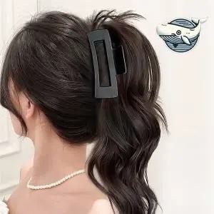 [콩심팥심]물결 포니테일 집게 가발 스타일링 헤어핀 세트